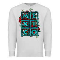 Dove Grey mexico with roses Premium Sweatshirt - Jasminsmagicworld