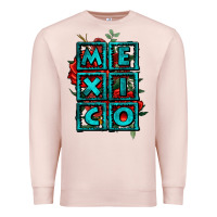 Pale Pink mexico with roses Premium Sweatshirt - Jasminsmagicworld