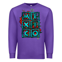 Purple mexico with roses Premium Sweatshirt - Jasminsmagicworld