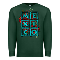 Sports Green mexico with roses Premium Sweatshirt - Jasminsmagicworld