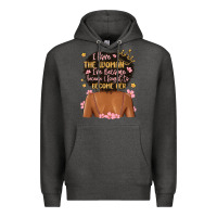 Charcoal Heather i love the woman i've become because i fought to b Premium Hoodie - MaliasSmallBusiness