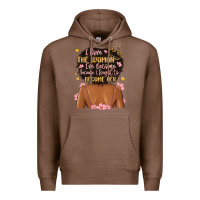 Chestnut i love the woman i've become because i fought to b Premium Hoodie - MaliasSmallBusiness