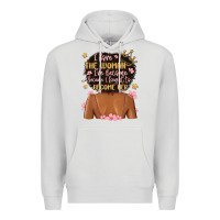 Dove Grey i love the woman i've become because i fought to b Premium Hoodie - MaliasSmallBusiness