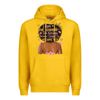 Lemon i love the woman i've become because i fought to b Premium Hoodie - MaliasSmallBusiness