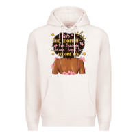 Pale Pink i love the woman i've become because i fought to b Premium Hoodie - MaliasSmallBusiness