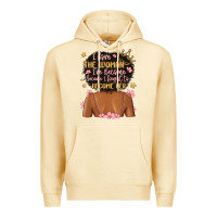 Pina Colada i love the woman i've become because i fought to b Premium Hoodie - MaliasSmallBusiness