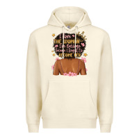 Sandshell i love the woman i've become because i fought to b Premium Hoodie - MaliasSmallBusiness