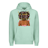 Seafoam i love the woman i've become because i fought to b Premium Hoodie - MaliasSmallBusiness