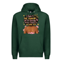 Sports Green i love the woman i've become because i fought to b Premium Hoodie - MaliasSmallBusiness