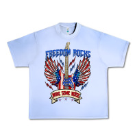 Grape Ice freedom rocks make some noise Urban Heavy Tee - texasbilliewilder