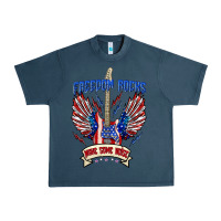 Midnight Navy freedom rocks make some noise Urban Heavy Tee - texasbilliewilder
