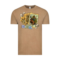 Vintage Coffee western rodeo playing cards tbw Vintage Tee - texasbilliewilder