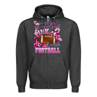 Charcoal Heather in october we wear pink and watch football Zipper Hoodie - AdoDesignShop