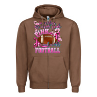 Chestnut in october we wear pink and watch football Zipper Hoodie - AdoDesignShop