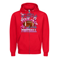 Red in october we wear pink and watch football Zipper Hoodie - AdoDesignShop
