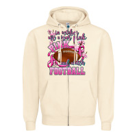 Sandshell in october we wear pink and watch football Zipper Hoodie - AdoDesignShop