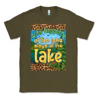 Army Green what happens at the lake stays at the lake air freshener Classic Tee - HRA Design Shop