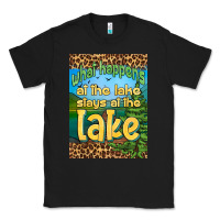 Black what happens at the lake stays at the lake air freshener Classic Tee - HRA Design Shop