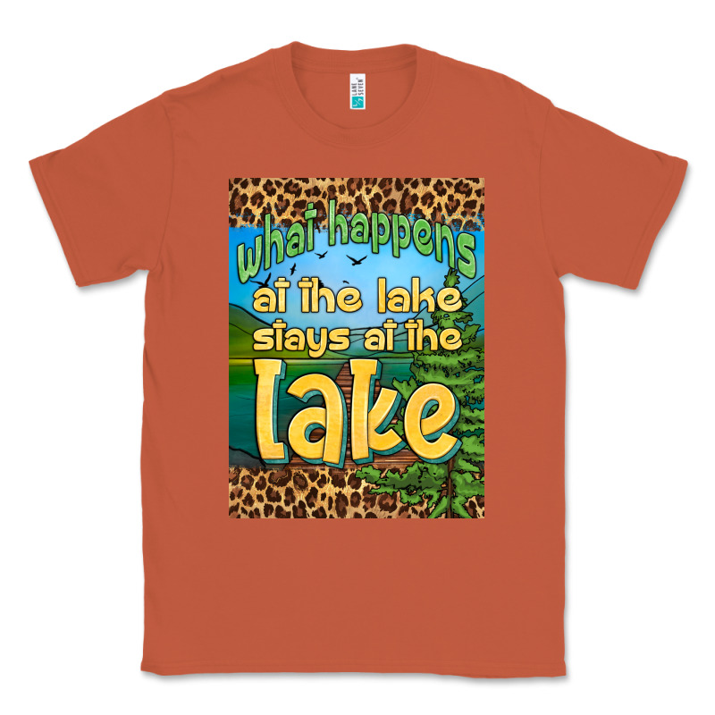 What Happens At The Lake Stays At The Lake Air Freshener Classic Tee by HRA Design Shop | Teevron