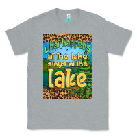 Heather Grey what happens at the lake stays at the lake air freshener Classic Tee - HRA Design Shop