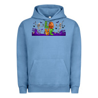 Pigment Pebble Blue love halloween  libbey glass Urban Hoodie - BundleAndBundleShop