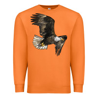 Carrot White Headed Eagle Premium Sweatshirt - LillyAllenDesigns