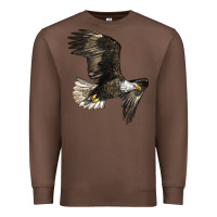 Chestnut White Headed Eagle Premium Sweatshirt - LillyAllenDesigns