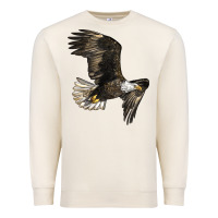 Sandshell White Headed Eagle Premium Sweatshirt - LillyAllenDesigns