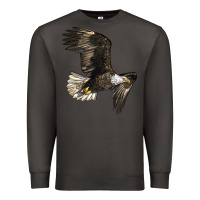 Smoke White Headed Eagle Premium Sweatshirt - LillyAllenDesigns
