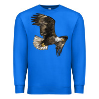 True Royal White Headed Eagle Premium Sweatshirt - LillyAllenDesigns