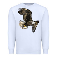 White White Headed Eagle Premium Sweatshirt - LillyAllenDesigns