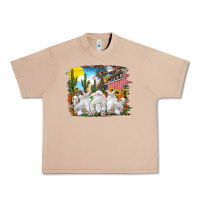 Burro easter farm with bunnies Urban Heavy Tee - RanaPortraitStore