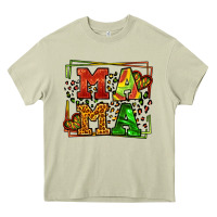 Mossy juneteenth leopard frame mama Mother's Day Heavy Core Tee - LillyAllenDesigns
