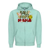 Seafoam ballpark mama Zipper Hoodie - JahusDesignShop