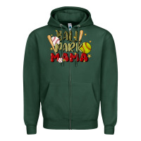 Sports Green ballpark mama Zipper Hoodie - JahusDesignShop