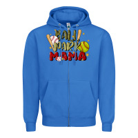 True Royal ballpark mama Zipper Hoodie - JahusDesignShop