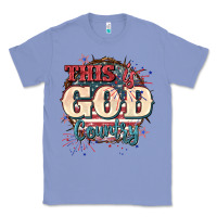Colony Blue This is god country 4th of july Classic Tee - CowGirlArtShop