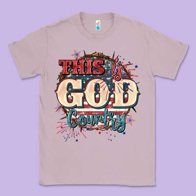 This Is God Country 4th Of July Classic Tee Designed By Cowgirlartshop