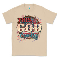 Mushroom This is god country 4th of july Classic Tee - CowGirlArtShop