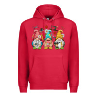 Cardinal crafter gnomies Premium Hoodie - NancyCooperArtShop