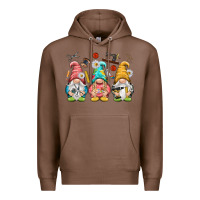 Chestnut crafter gnomies Premium Hoodie - NancyCooperArtShop