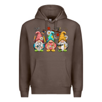 Coffee crafter gnomies Premium Hoodie - NancyCooperArtShop