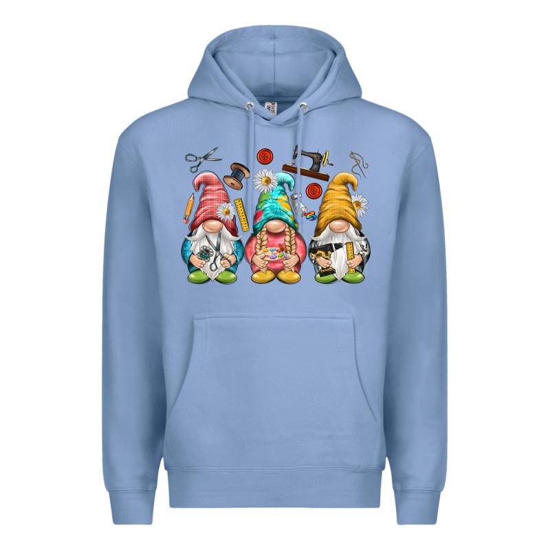 Crafter Gnomies Premium Hoodie by NancyCooperArtShop | Teevron
