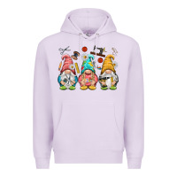 Lilac crafter gnomies Premium Hoodie - NancyCooperArtShop