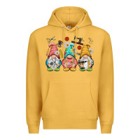 Mustard crafter gnomies Premium Hoodie - NancyCooperArtShop