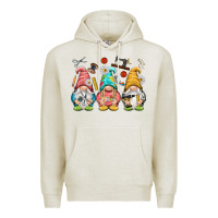 Oatmeal Heather crafter gnomies Premium Hoodie - NancyCooperArtShop