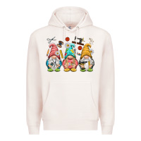Pale Pink crafter gnomies Premium Hoodie - NancyCooperArtShop