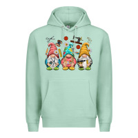 Seafoam crafter gnomies Premium Hoodie - NancyCooperArtShop