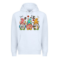 White crafter gnomies Premium Hoodie - NancyCooperArtShop