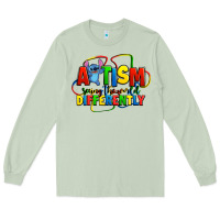 Matcha autism stitch seeing the world differently Long Sleeve Tee - Zillion Design Studio